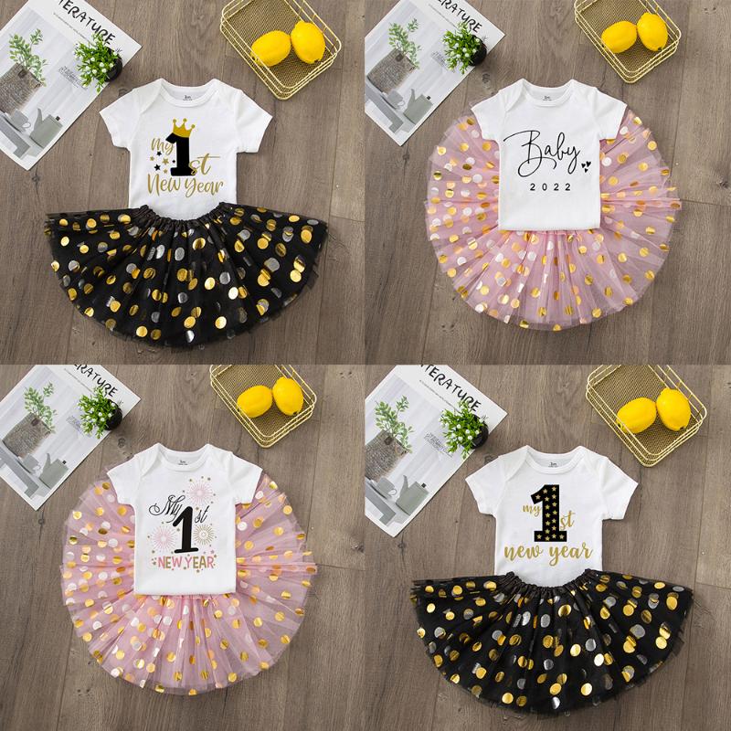 

Girl's Dresses My First Year Born Girl Cake Short Sleeve Romper Fashion Bodysuit Baby Outfit Clothes Holiday Gift, S1017-sqpwhybk-
