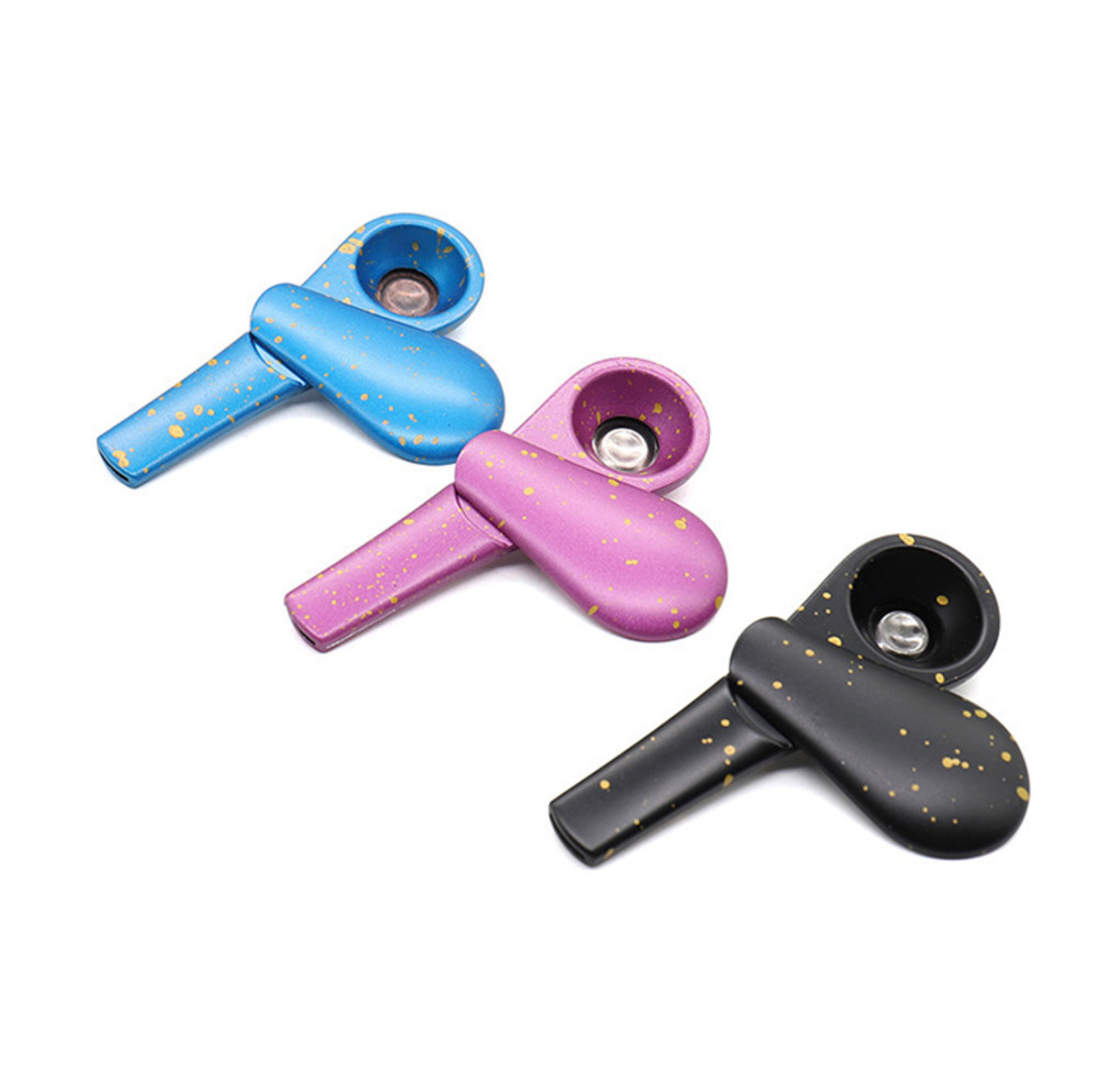 

Spoon pipe metal zinc alloy star speckled convenient detachable magnet pipes