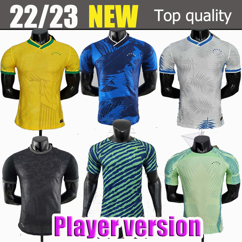 

2022Similarbrazils Richarlison G.JESUS soccer jerseys camiseta Copa America finals 22 player version COUTINHO FIRMINO Marquinhos Casemiro women football