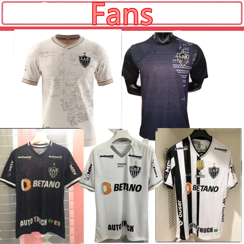 

top Atlético 2021 2022 Atletico Mineiro HOME men Soccer Jersey special edition 21 22 Fred Cazares Otero Moura Elias Robinho Valdivia Adilson Santos Football Shirt, Yellow