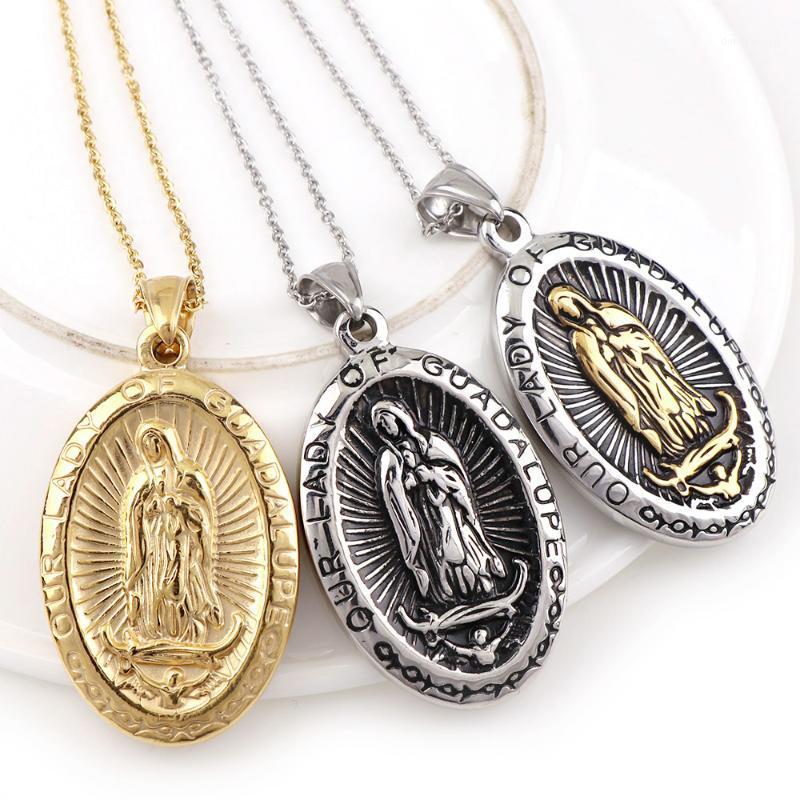 

Pendant Necklaces 3 Color "OUR LADY OF GUADALUPE" Religious Jewelry Necklace Women Men Fashion Accessories Virgin Mary