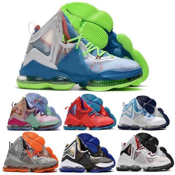 

Lebrons 19 Men Basketball Shoes Sneakers 19s Fast Food Tune Squad Valentines Day Space Jam Hardwood Classic 2022 Designer Man Trainers Size, Cream