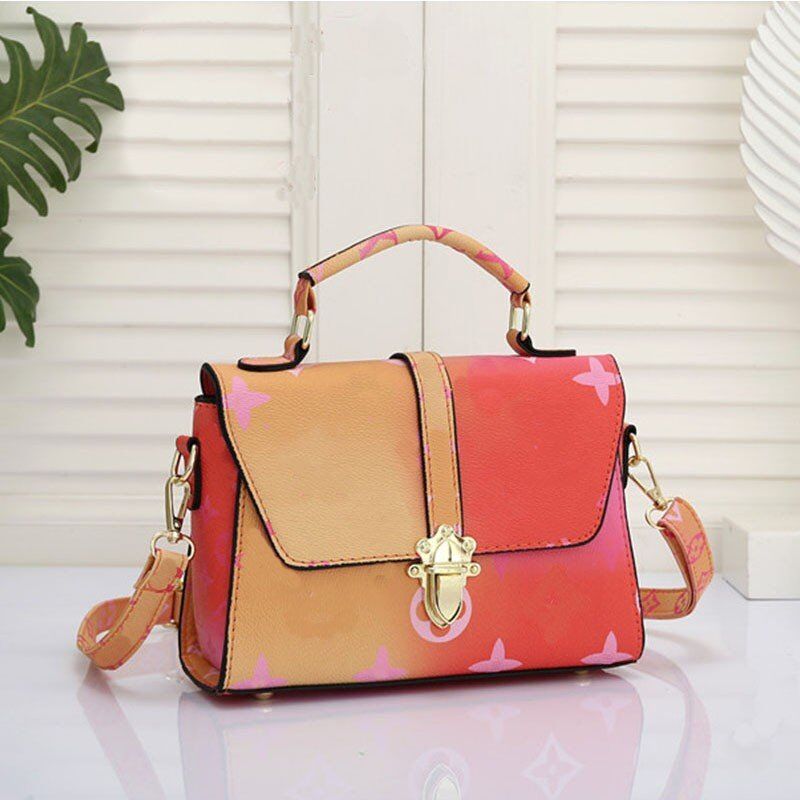 

Multicolour Gradient One Handle Bag Totes victoire Women Shoulder Crossbody Bags Mirror Quality Designer Handbags Luxury Lady Purses Shopping Bag, Extra shipping