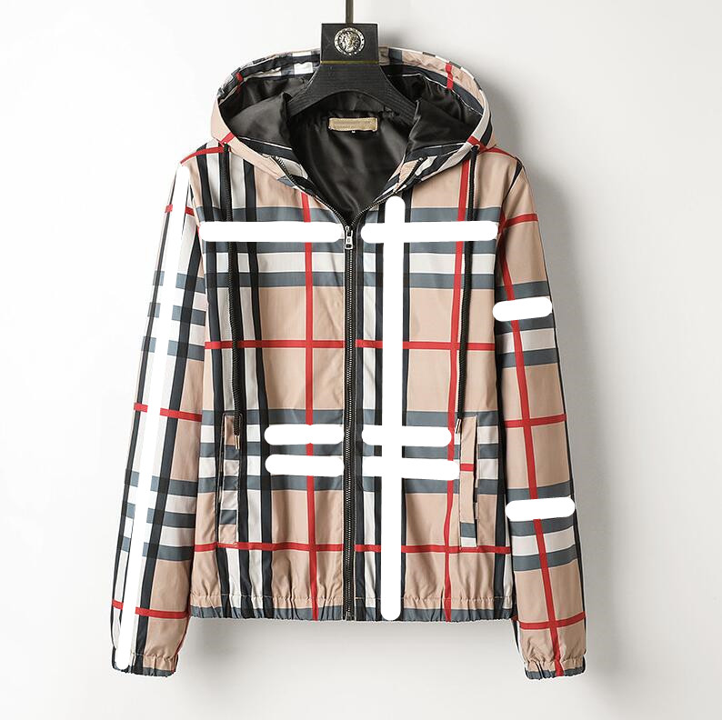 

Designer men's jacket Red lettered printing windproof water proof high quality casual coat #05, 02
