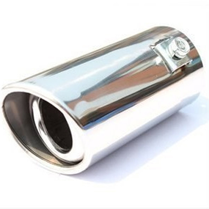 

1PC Motorcycle Car Auto Vehicle Chrome Exhaust Pipe Tip Muffler Steel Stainless Trim Tail Tube Silencer dropshipping