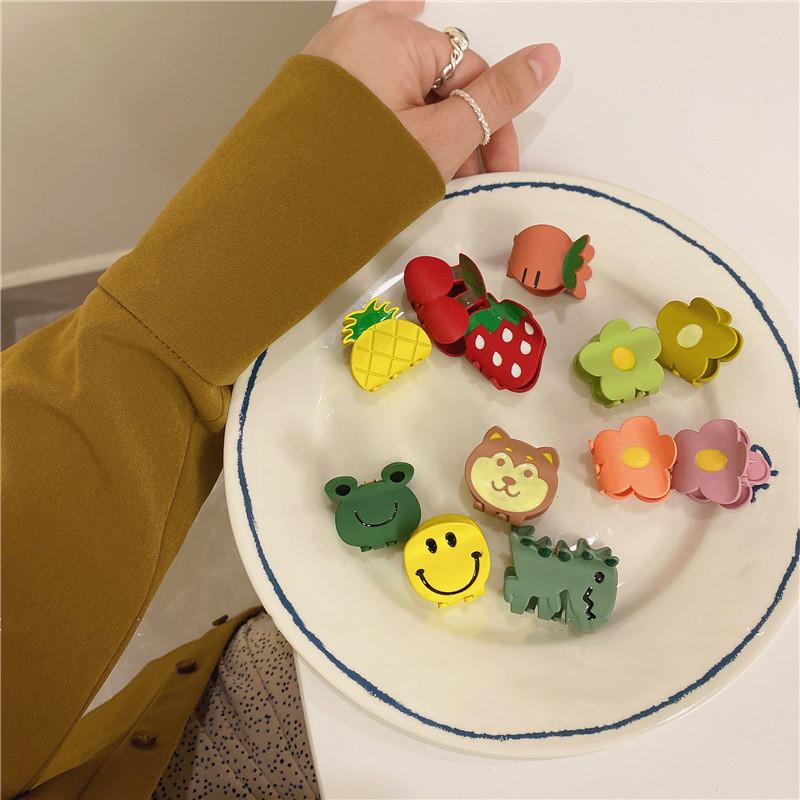 

Hair Clips & Barrettes Korea Vintage Colorful Fruit Flower Small For Women Girls Gifts Candy Color Jewelry AccessoriesHair BarrettesHair