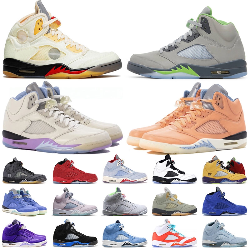 

5s men basketball Shoes Stealth 2.0 Oreo Fire Raging Red Jade Horizon Blue bird Sail Racer Blue, 36