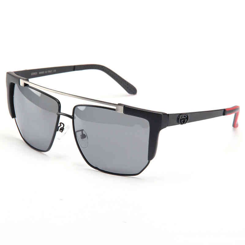 

Sunglasses New men's metal Polarized personality trend square toad can be equipped with myopia with box