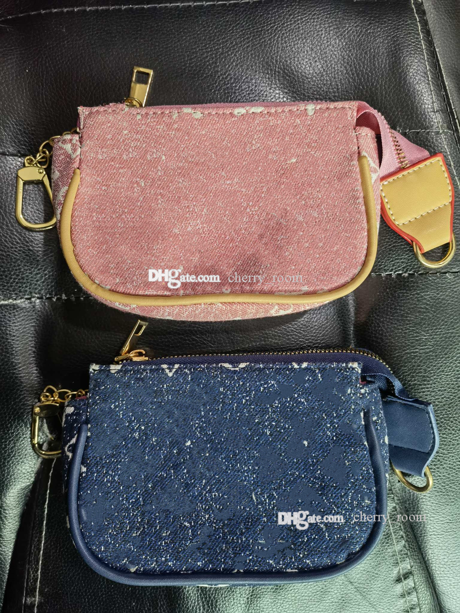 

baby girls flower princess handbags designer change purse kids letter floral printed single shoulder bags children cowboy crossbody bags F1101, Pink