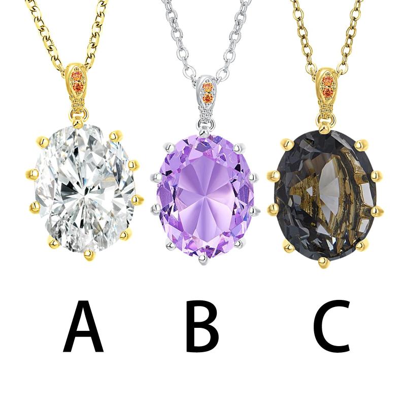 

Pendant Necklaces Modern Necklace Zircon Water Drop Shape Smooth Gift For Valentines Day Engagement Anniversary Girlfriend WifePendant