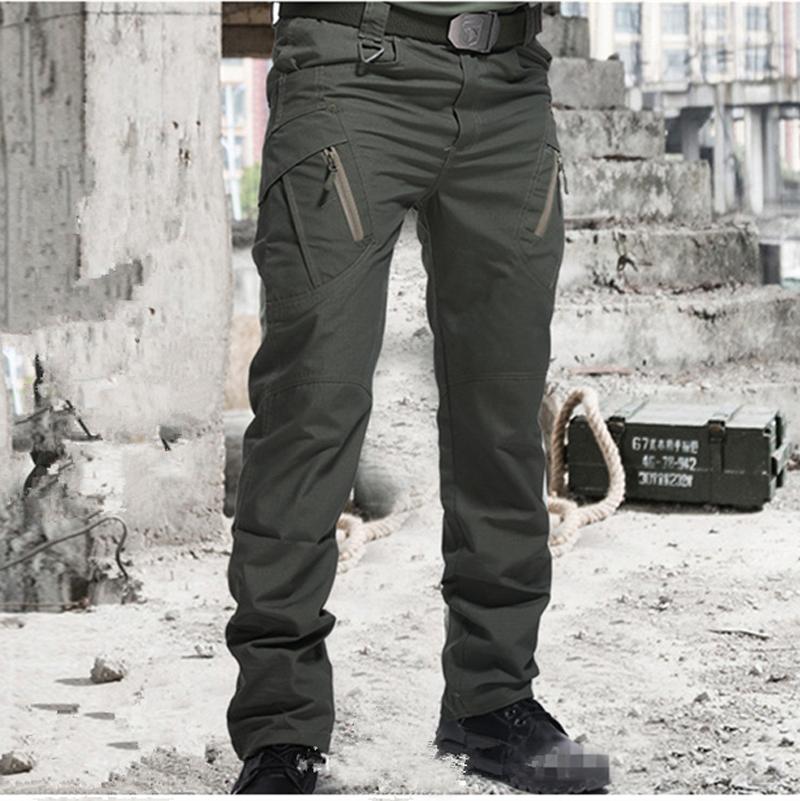 Designer City Military Tactical Pants Men SWAT Combat Army Trousers Many Pockets Waterproof Wear Resistant Casual Cargo Pants Me