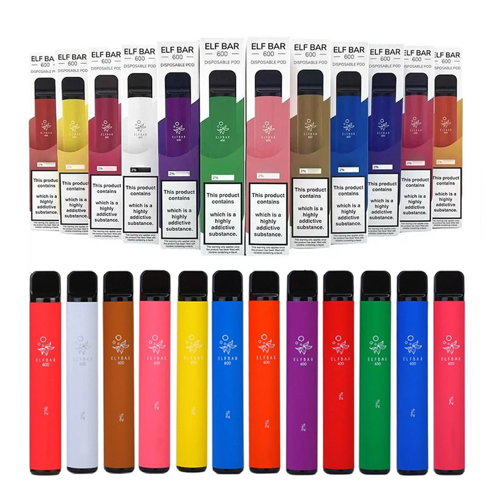 

E-cigarette Kits cigarette 600Puffs Disposable Vape Pen 650mAh Battery 3.2ml Pods Cartridges Pre-Filled e Cigs