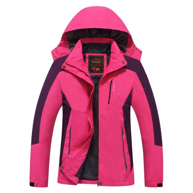 

Wholesale- Fashion Womens Jacket Multi-purpose Activity Hooded Casual Women Outwear High Quality 6 Color Clothing, Men blue
