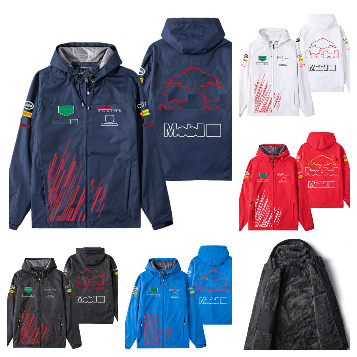 

F1 racing suit 2022 autumn and winter new waterproof jacket same style customization