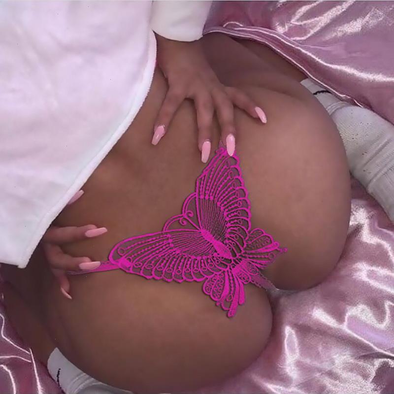 

Women Sexy Lace String Panties Black Butterfly Hollow Bow Cute Thongs Lady Seamless Crotch Fashion Underwear Lingerie G-strings, Color10