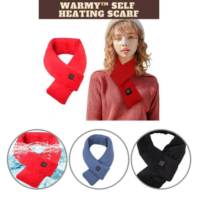 

Scarves Unisex Scarf Women Men Message USB Plug Neckerchief Heating Fashion Electric