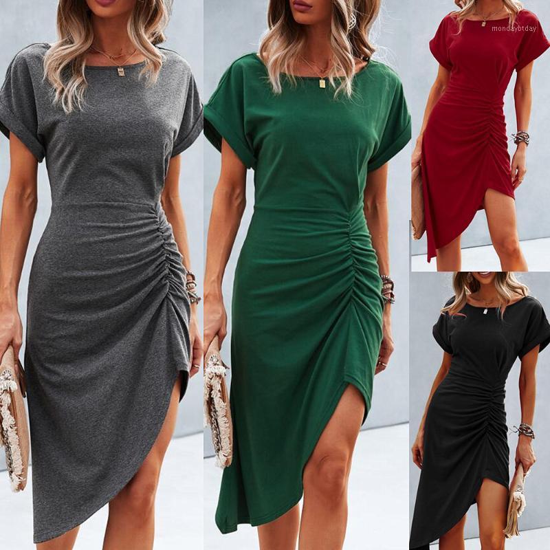 

Casual Dresses 2022 Summer Dress Party Retro Sexy Tight, Green