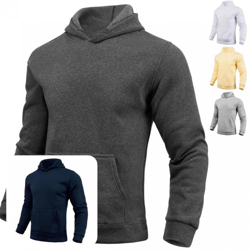 

Men's Sweaters Pullover Great Unisex Men Hoodie Hooded Spring Elastic Cuff For Daily WearMen's, Khaki