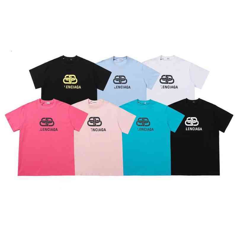 

T-Shirts Balencaigas Men' T shirtParis fashion B classic lock print short sleeve T-shirt for men and women 5FHG, Extra not product