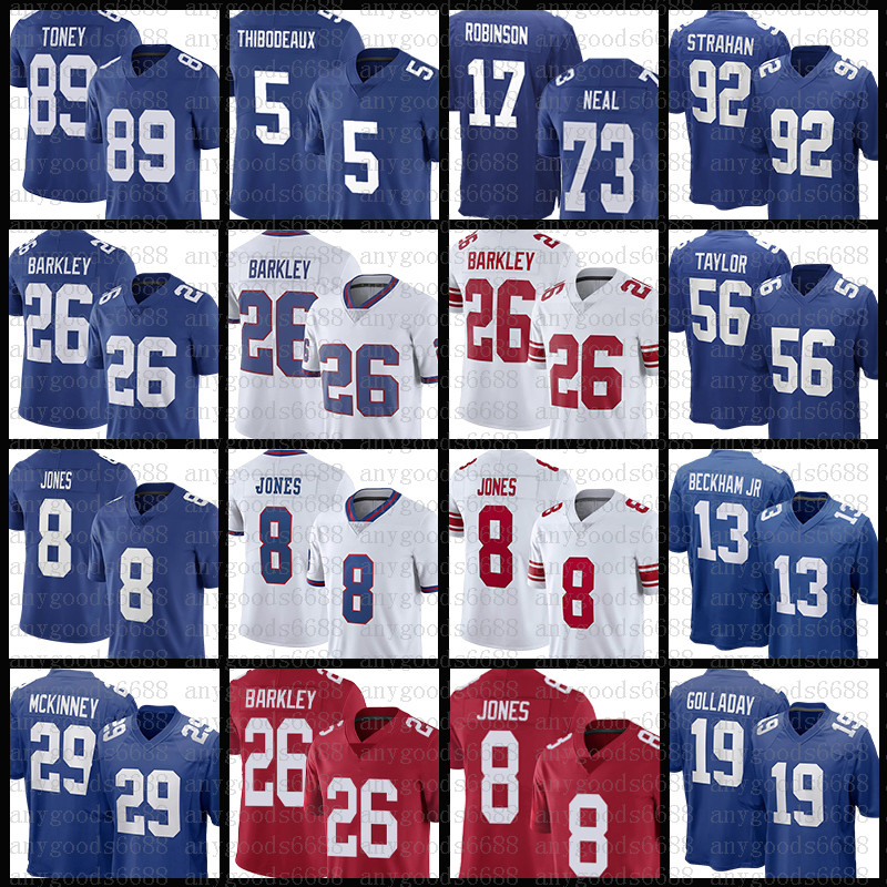

Mens Daniel Jones Jersey Football 26 Saquon Barkley Kayvon Thibodeaux Kenny Golladay Eli Manning Lawrence Taylor Kadarius Toney Wan'dale Robinson Evan Neal Ojulari, Mens-juren