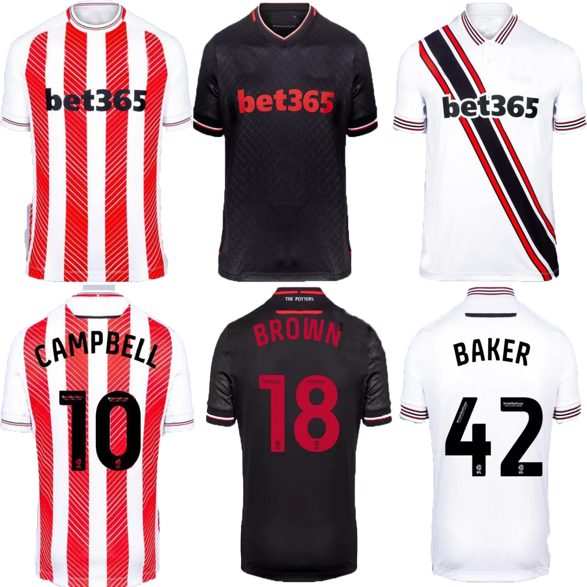 

22 23 Stoke City soccer jerseys 2021 2022 MIKEL FLETCHER POWELL CAMBELL SMITH BROWN CLUCAS jersey men kids kits Football Shirts Uniforms Kits Socks Full Sets, 21/22