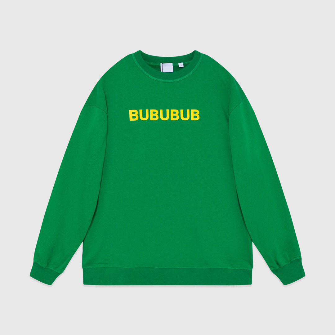 

New AOP jacquard letter knitted sweater in autumn / winter 2022acquard knitting machine e Custom jnlarged detail crew neck cotton r4g556rf0, Green