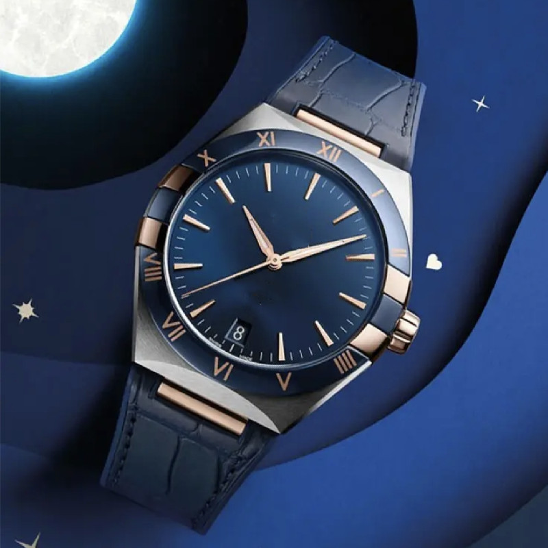 

Men's luxury watches Ceramic Bezel 41 mm Automatic Mechanical Movement Watch Luminous Sapphire Waterproof Sports Fashion Constellation series watches new pattern, Black