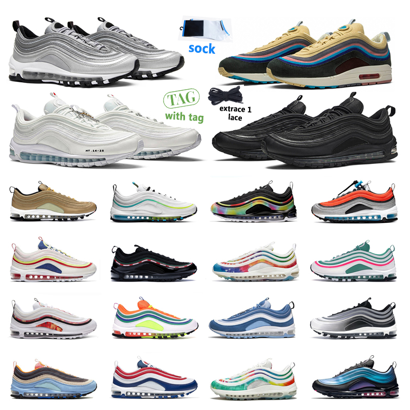 

2022 running shoes man and woman Triple white Sean Wotherspoon Star Silver Bullet Metallic Gold Midnight Navy Persian Violet Throwback Future Sail, #43