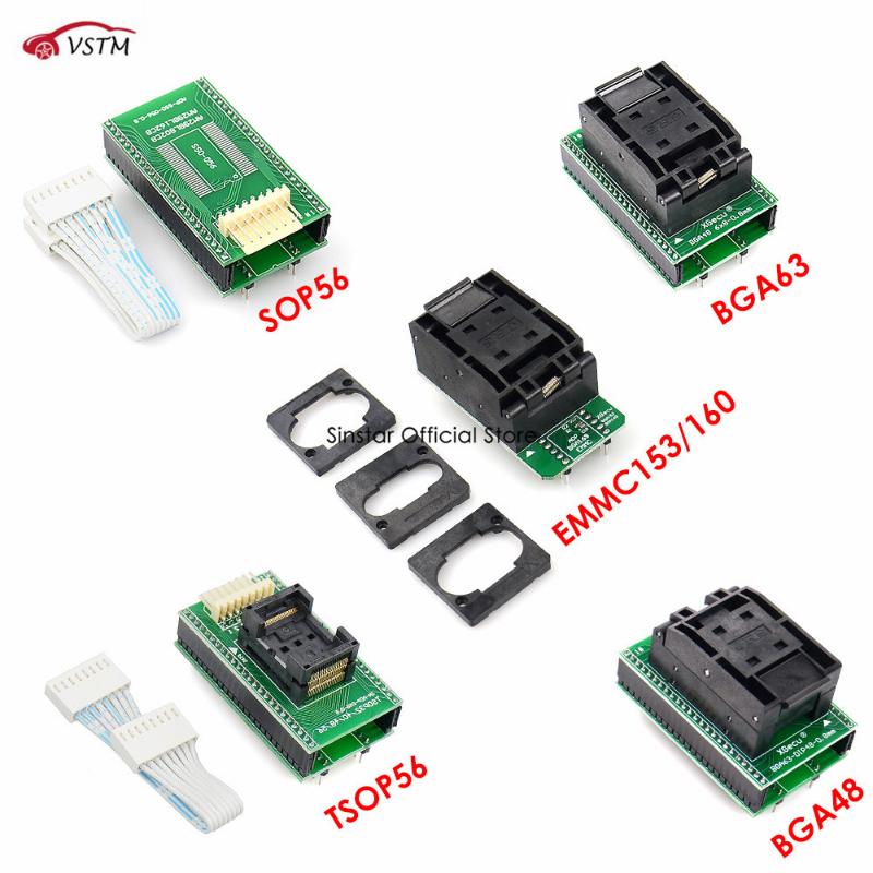 

Diagnostic Tools 100% Original BGA63 BGA64 BGA48 BGA169 TSOP32 TSOP40 TSOP48 TSOP56 ADP-SS0-056-0.8 Adapters For XGecu T56 Nand Programmer