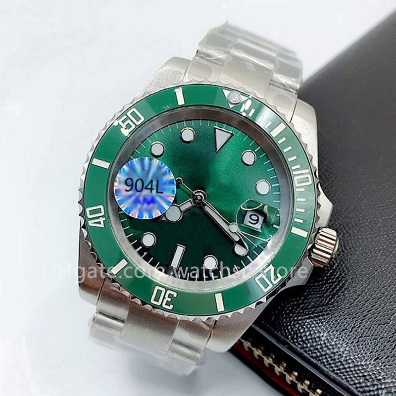 Watchsc- Montre mécanique automatique pour hommes en option fermoir coulissant saphir étanche 41 mm montres-bracelets en acier échelle en céramiq