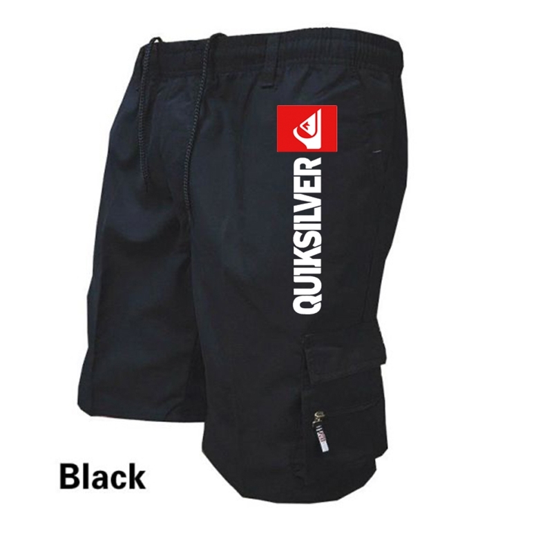 

Men s Cargo Shorts Fashion Jogging Loose Summer Comfortable and Breathable Boardshorts Male Pant 220715, Black