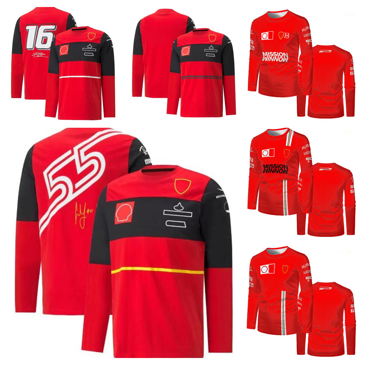 

2022 new F1 racing T-shirt team jersey with the same custom