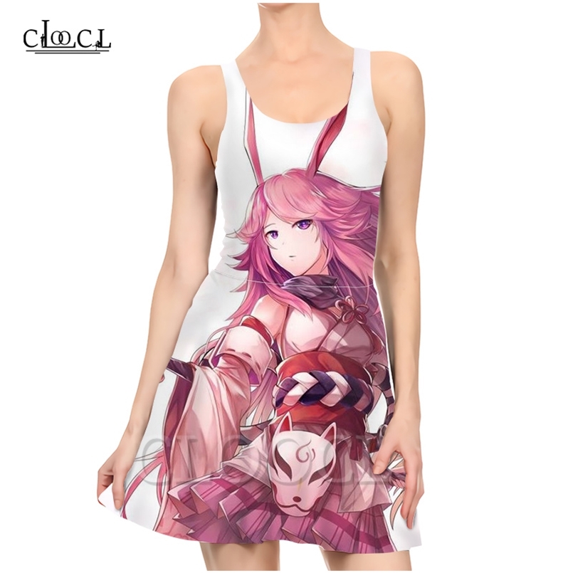 

Japanese Anime Honkai Impact 3rd 3D Print Harajuku Gown Palm Tree Sun Leisure Party Sexy Fashion Summer Woman Hip Dress 220617, Dress women