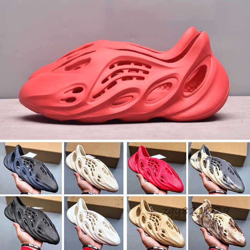 

Mens women kid slides foam runners shoes slipper platform sneakers shoe Soot Enflame Orange Sandals Mx Sand Grey Moon Gray Designer Slippers, Color 1