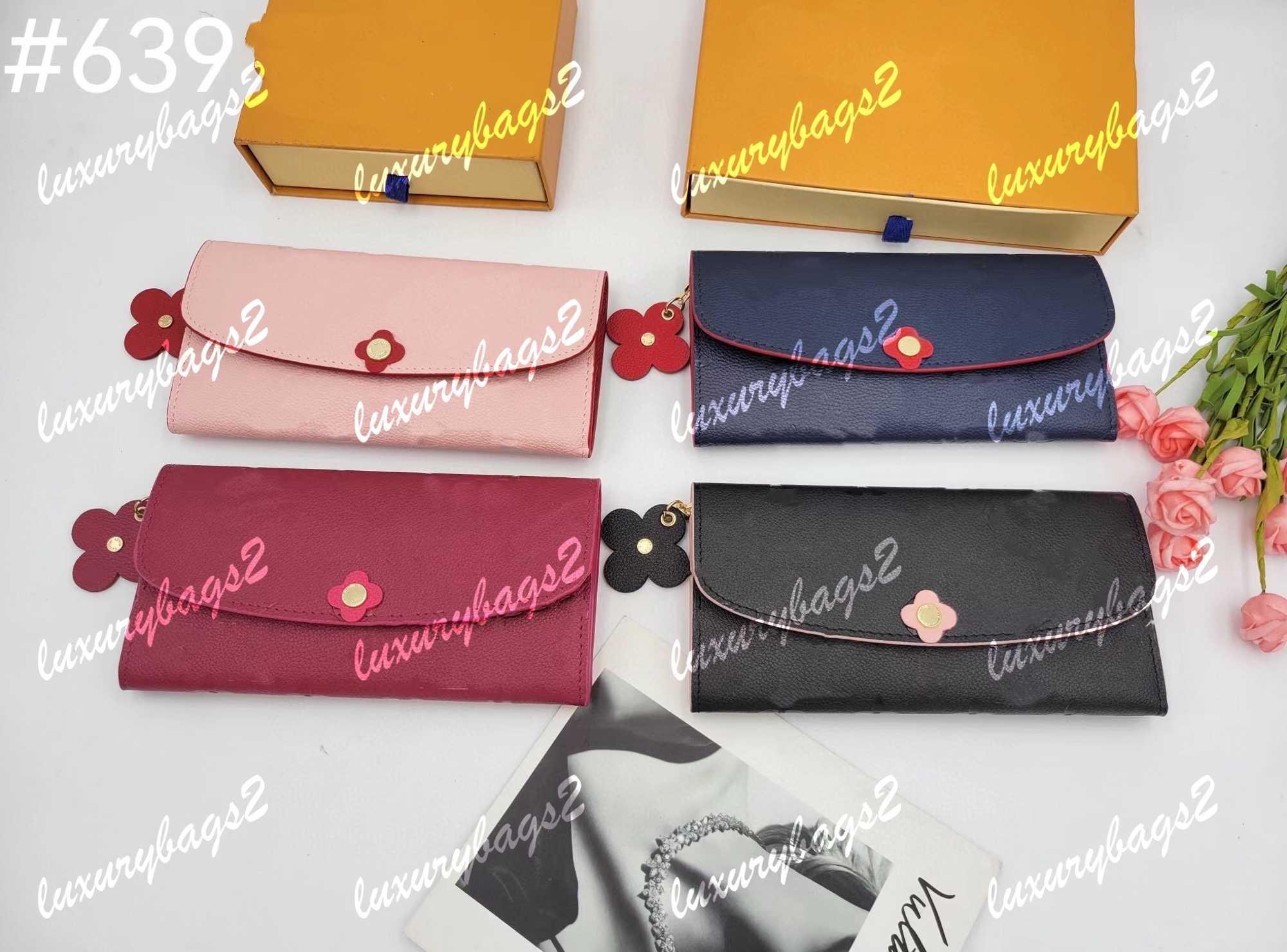 

5A Woman Wallets Woman Luxury Designer Wallet Fashion Purse 4 Colors Quilted Womens Original Brand Ladies Genuine Leather Card Purses M63918 Pueses, Oem(contact us)