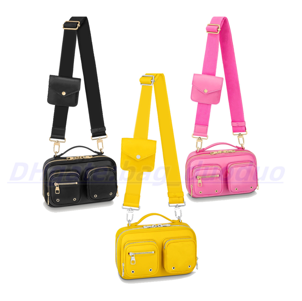 

high quality Luxury Designer totes Shoulder Bag handbag crossbody fashion Bags UTILITY M80446 Genuine leather Women's men flap Evening package Cases chain famous, White