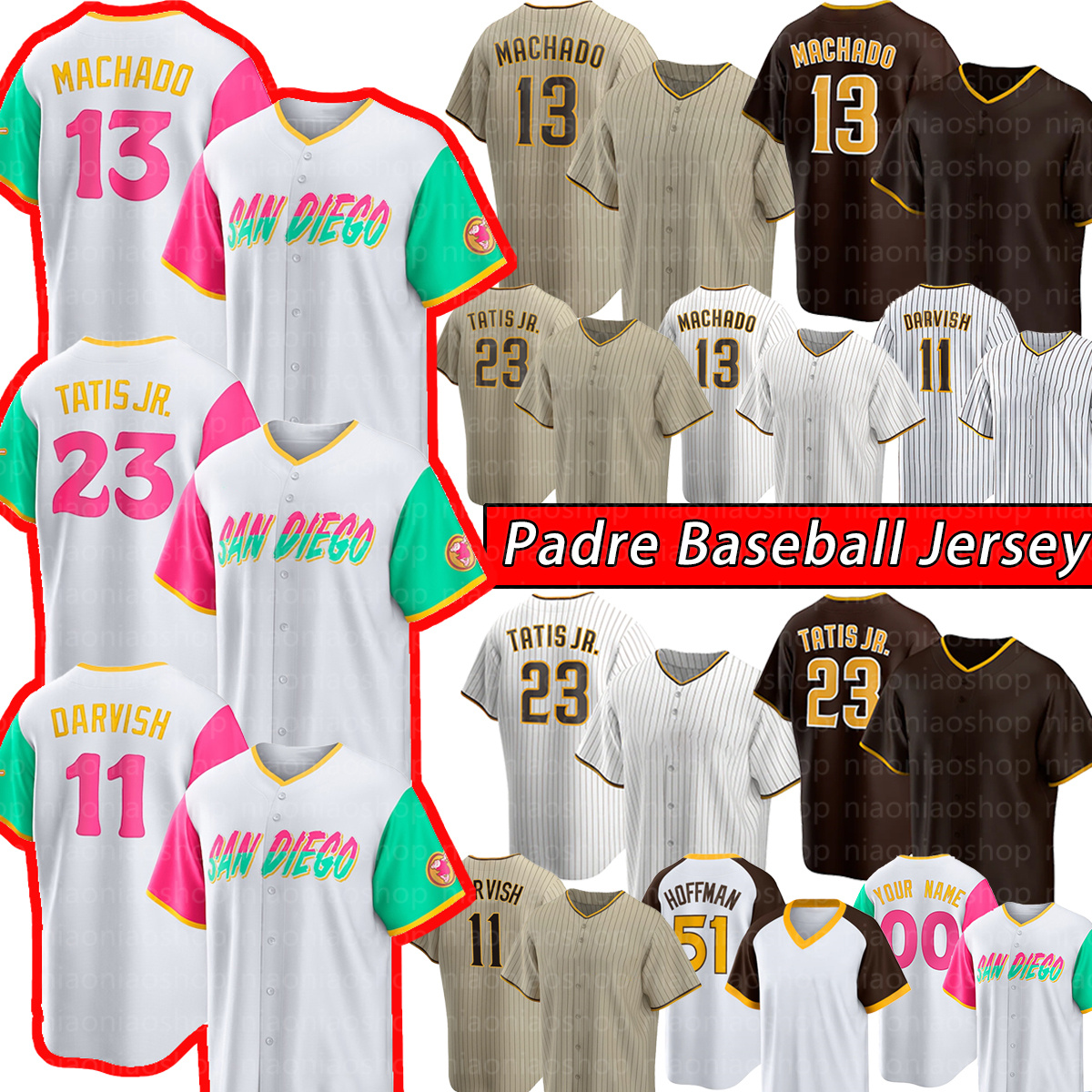 

23 Fernando Tatis Jr. Manny Machado Padres Baseball Jersey Yu Darvish Tony Gwynn City Connect Ha-Seong Kim Eric Hosmer Joe Musgrove Jorge Alfaro Men Women Kid Shirt, Youth jersey