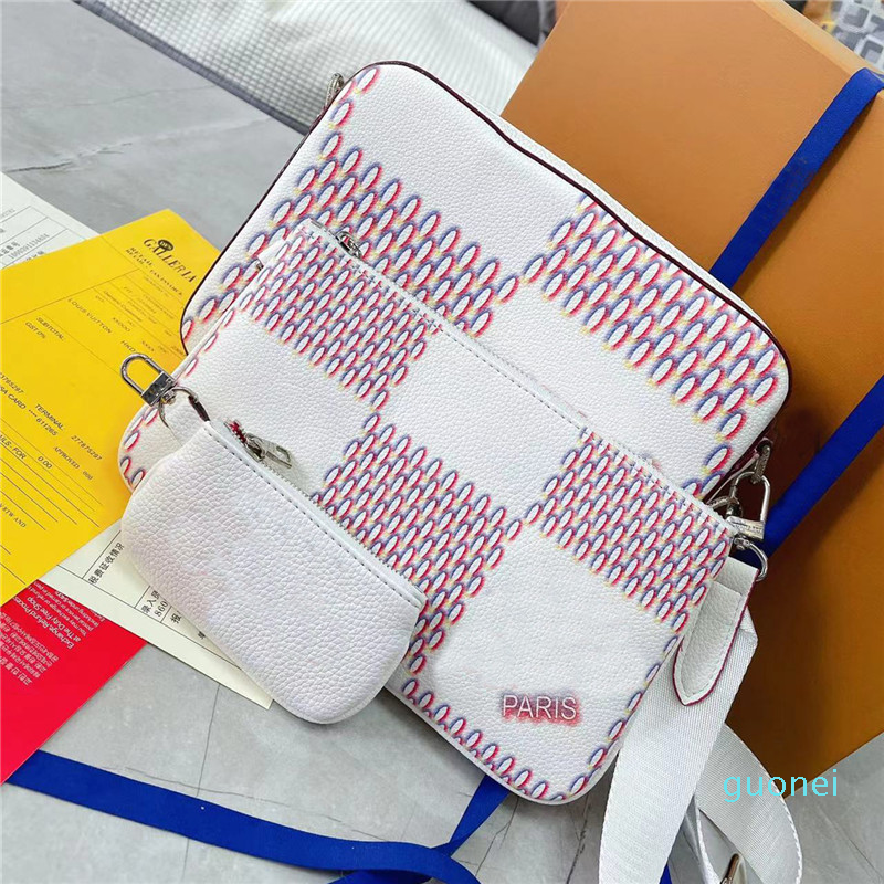 

Designer -Luxury Men's Bags Cross Body Bag Messenger Bag 3-in-1 Composite Purse Computer Briefcase High-quality Large capacity Wallet, Extra shipping