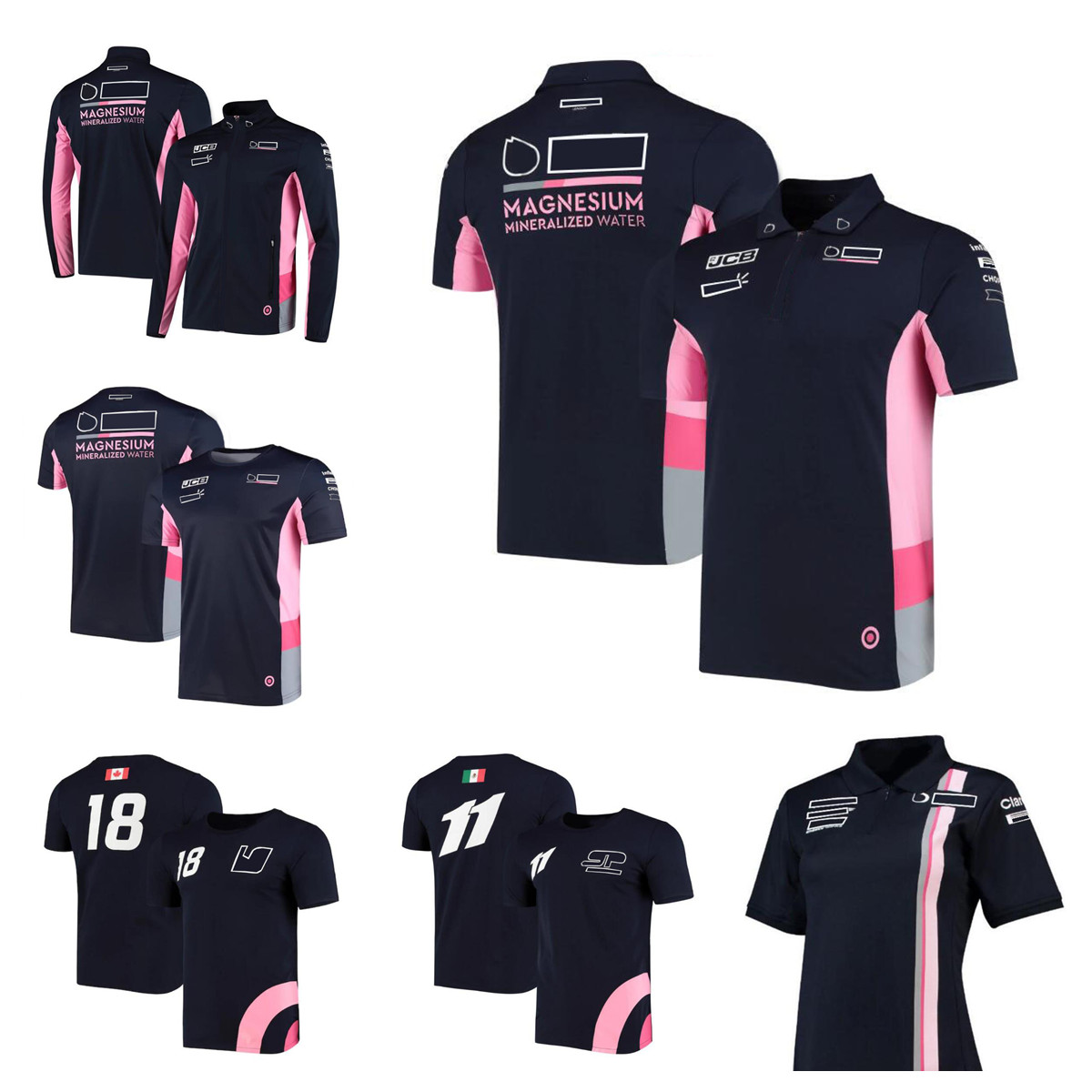 

Summer POLO shirt round neck breathable short-sleeved top 2022F1 Formula 1 racing outdoor jacket with the same custom