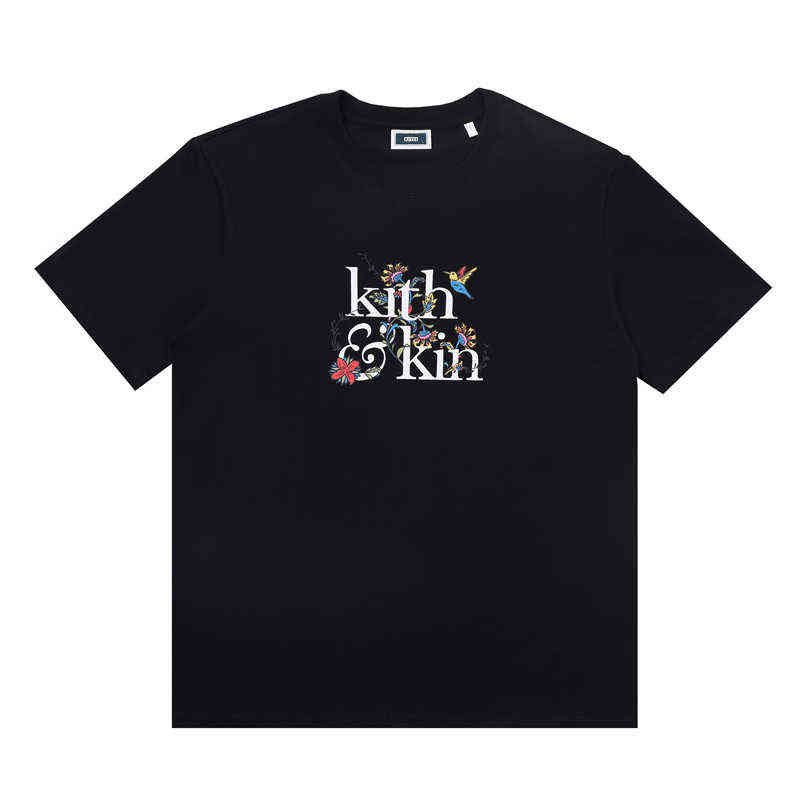 

Summer Kith Limited Short Sleeve T-shirt Paper Cup Ice Mt. Fuji Brooklyn Bridge Print Oil Paint T220728, K10