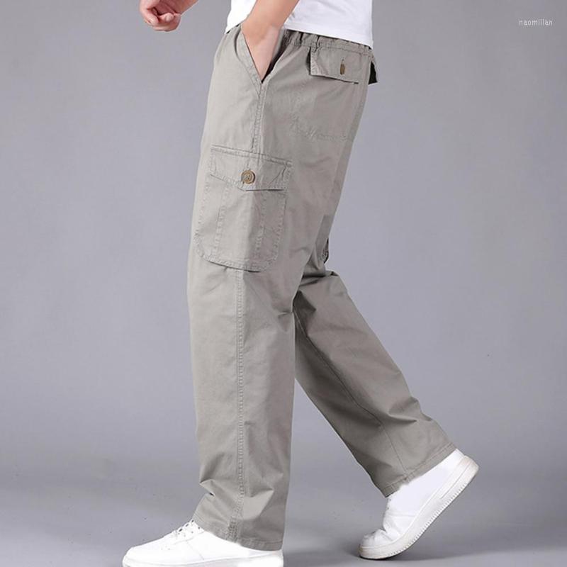 

Men's Pants Straight All Match Multi Pockets Casual Sports For Daily WearMen's Naom22, Army green