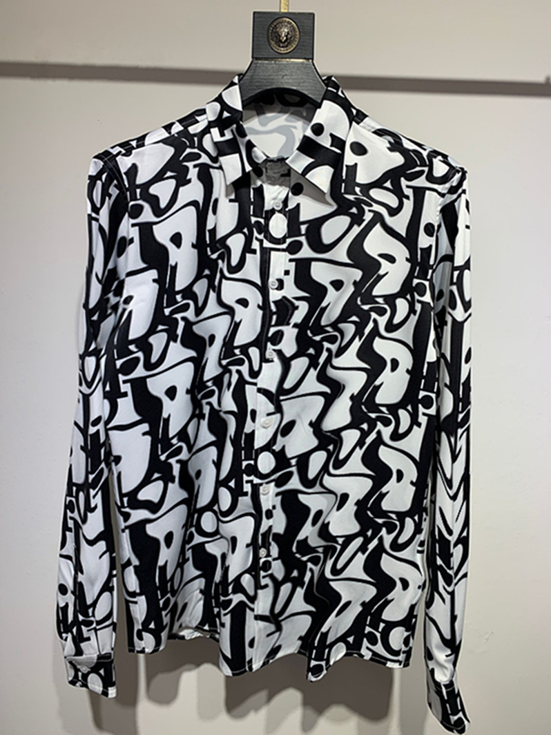 

Designers Mens Dress Shirts Business Fashion Casual Brands Spring Fit chemises de marque pour hommes fgd12323