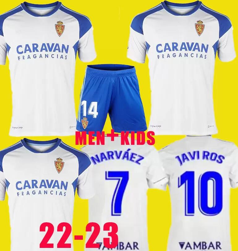

22 23 Real Zaragoza FRAN GAMEZ Soccer jerseys 21 22 ZAPATER 2022 2023 JERSEY POMBO SHINJI KAGAWA Football shirts GUTI JAVI ROS KIDS L. SUAREZ camiseta de futbol home away, 22 23 home kids