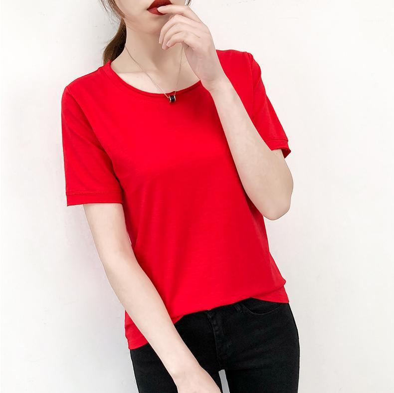 

Women's T-Shirt Ms White With Short Sleeves Round Collar Render Unlined Upper Garment, Gray