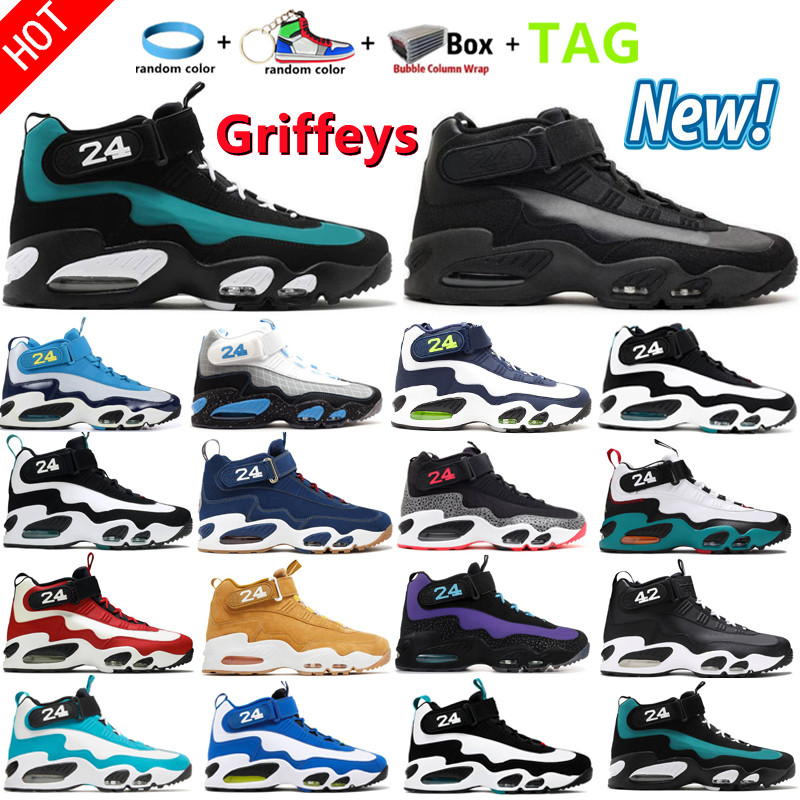 

2022 Penny Hardaway Griffeys 1 Men Basketball Shoes Varsity Royal Blue Black Metallic Freshwater Wheat Purple Venom Sweetest Swing Safari UNC Aquamarine 24 Sneaker, Shoebox