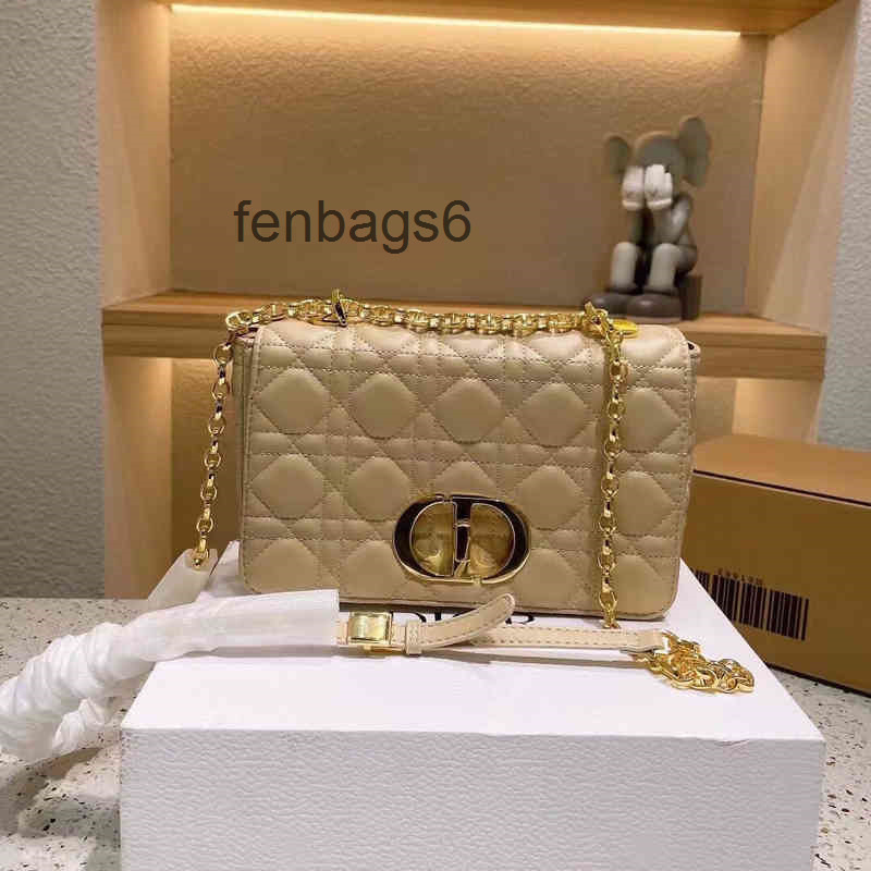 

Bag Handbag Luxurys Shoulder Christiansbag Women's Lingge Chain Fashion Women's Shoulder Star SP0Z, White