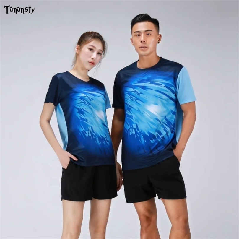 

Tennis jersey Set badminton shirt with shorts sets sports suits Men tshirts Oneck Women volleyball jerseys Team Sport jogging 220701, P806 women blue
