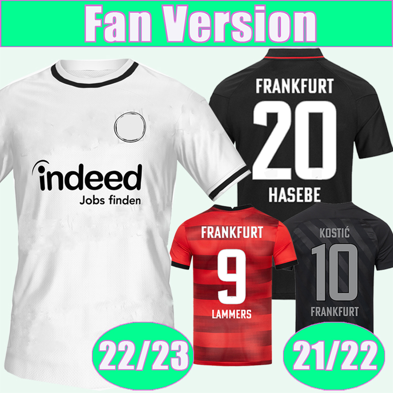 

21 22 23 KOSTIC KAMADA Mens Soccer Jerseys DA COSTA TOURE HINTEREGGER SOW BORRE RODE HASEBE Home Away Football Shirt Short Sleeve, Qm4274 21 22 home bundesli.. patch