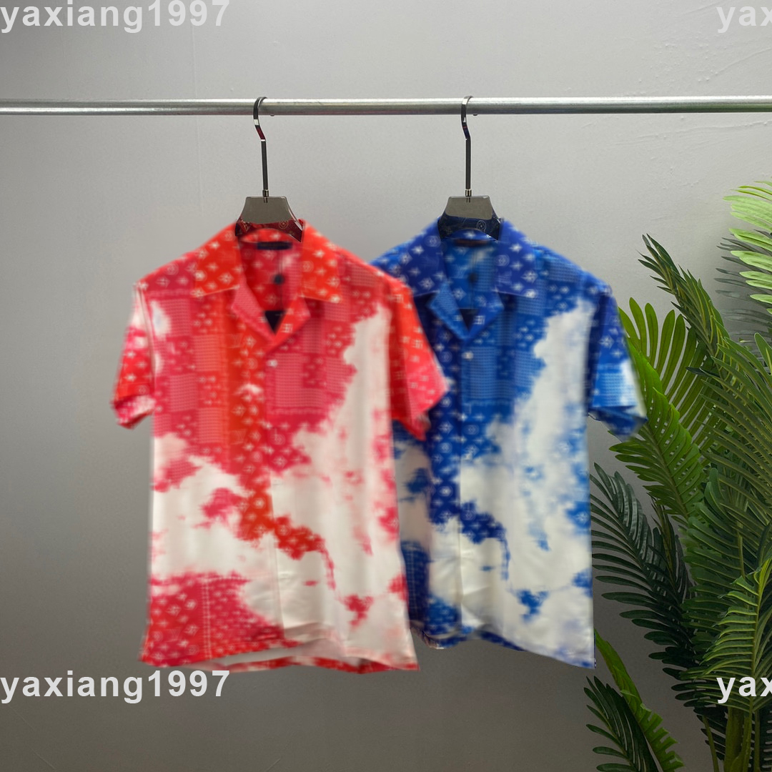 

spring and summer new shirt high grade cotton Sweatshirts printing short pants sleeve round neck panel T-Shirt s-m-l-xl-xxl-xxxl black white y1x052, Blue