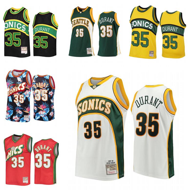

Stitched Kevin Durant basketball Jersey S-6XL Mitchell & Ness 2007-08 Mesh Hardwoods Classics retro version Men Women Youth jerseys, Stitched jersey